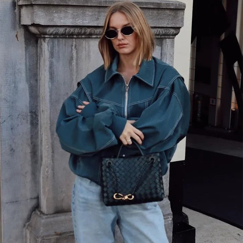 Odilé - Oversized Retro Jacket | be unique, stylish and beautiful.