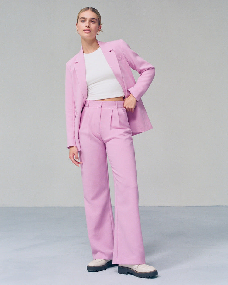 LINA | HIGH WAIST WIDE FIT PANTALON 1 + 1 FREE