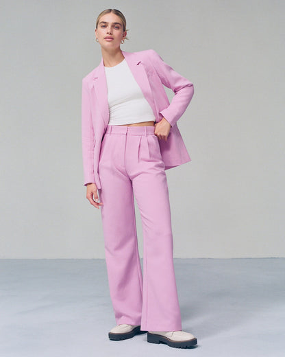 LINA | HIGH WAIST WIDE FIT PANTALON 1 + 1 FREE