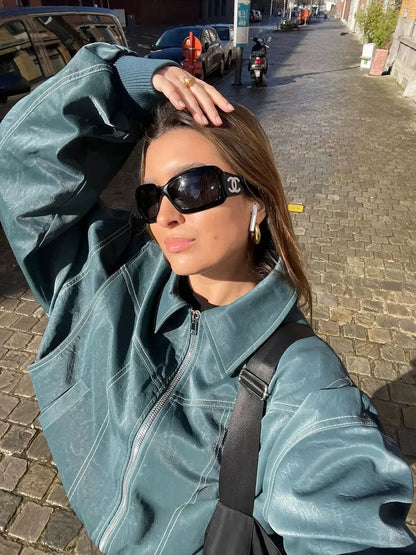 Odilé - Oversized Retro Jacket | be unique, stylish and beautiful.