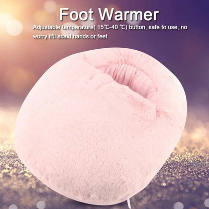 CozyToes Fluffy Verwarmde Pantoffel - Geen Last Meer Van Koude Voeten!